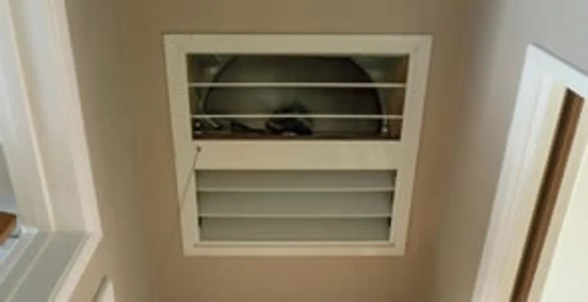 whole house fan installation services with ceiling-mounted ventilation system in Bradenton, FL